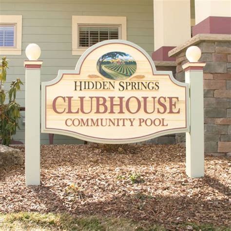 housing development signage wood metal letters|custom subdivision signage.